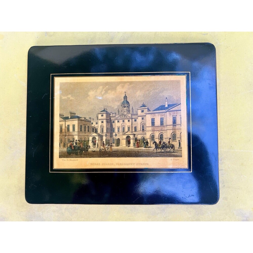 Lady Clare London Landmarks Vintage Placemat,  8" H X 9" W